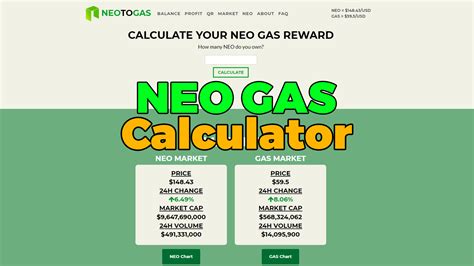 neo gas calculator